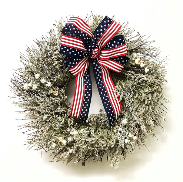 Patriotic Memorial Wreath eCondolence 604x600