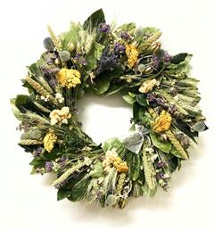 Herb Wreath with Thyme filled sachet eCondolence 600x648