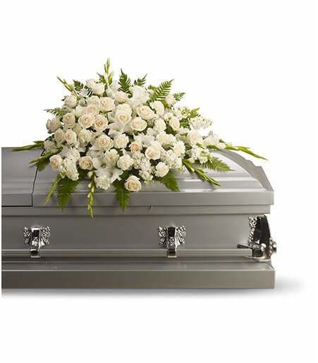 Sympathy Flowers - Casket Spray - Serenity Sympathy Casket Spray