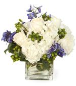 Sympathy Flowers - Elegant Vases - Heartfelt Blessings Arrangement