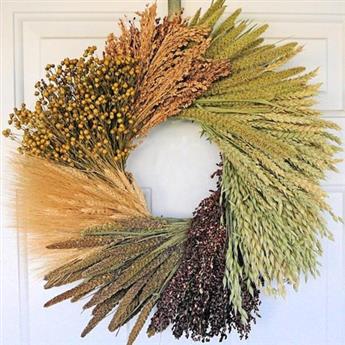 Assorted Grains Wreath