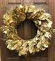 Gold Salal & Wheat Wreath